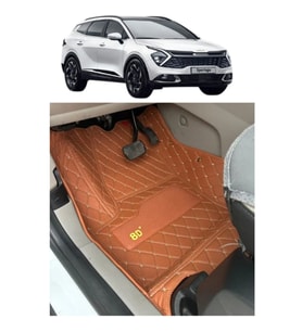 Kia Sportage 2023 Sonrası Araca Özel 8D Havuzlu Paspas Takımı (Altın)