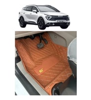 Kia Sportage 2023 Sonrası Araca Özel 8D Havuzlu Paspas Takımı (Altın)