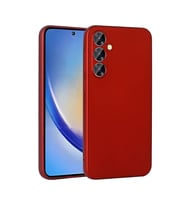 Samsung Galaxy A35 Uyumlu Kılıf Zore Premier Silikon Kapak (Kırmızı)