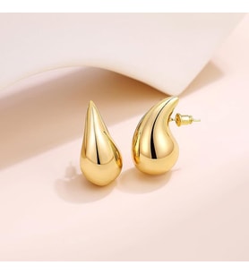 Elika Silver Kadın Bottega Gözyaşı Damlası Model Küpe