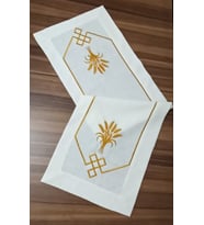 Başak Nakış İşlemeli Runner  Masa Örtüsü