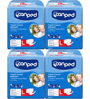 Canped Hasta Bezi Yetişkin Bel Bantlı Tekstil Yüzey L - Büyük - Large 56 Adet (4PK*14)