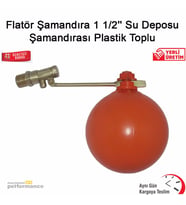 Flatör Şamandıra 1 1/2'''' Su Deposu Şamandırası Plastik Toplu