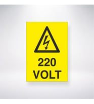 220 Volt 21x28 Arkası Yapışkanlı Levha