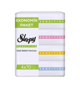 Islak Havlu Mendil 4x70 280 Yaprak