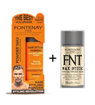 Fontenay Pudra Toz Wax Ultra Strong Turuncu 20gr + Hair Wax Stick 75gr 2'Li Set