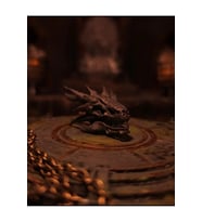 hayatvesanat House of The Dragon/Kara Korku-Ejderha Kafatası Kolyesi