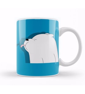 We Bare Bears Ice Bear Kupa Bardak Porselen