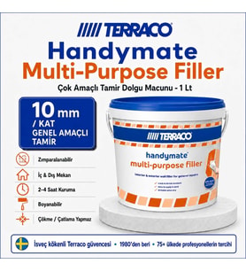 Terraco Handymate Çok Amaçlı Tamir Dolgu Macunu - 1 Lt