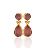 Kadir Jewellery 22 Ayar Altın Kaplama Vintage Küpe -El İşçiliği Ve Hipoalerjenik Küpe