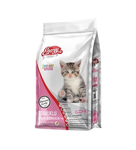 CAT FOOD ENERGY Tavuklu Yavru Kedi Maması 3 kg