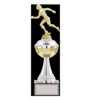 ODAK KUPA - Figürlü Kupalar - Atletizm Kadın Figürlü Kupalar FG-045 A - 37 cm