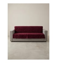 Sofline Kaymaz Tabanlı Tay Tüyü Çekyat, Koltuk, Kanepe Örtüsü(PEMBE RENK)(175X210CM)