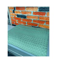 Şaheser %100 Pamuk Çift Kişilik Pike 240x220 (Tek Pike)-Yeşil
