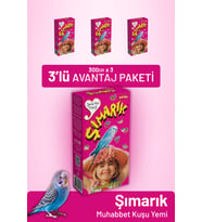 Şımarık Muhabbet Kuşu Yemi - 3 Adet
