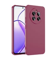 Realme 12 4G Uyumlu Kılıf Zore Mara Lansman Kapak (Koyu Mor)