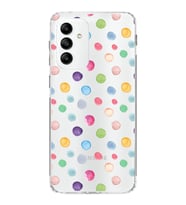 PrintiFy Samsung Galaxy M23 ile Uyumlu 1mm Slim Fit Water Color 6 Baskılı Şeffaf  Kılıf