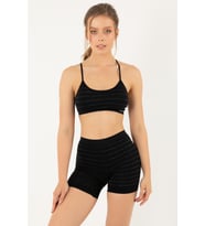 Miorre Shiny Seamless Bayan Boxer (Siyah)