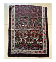 Polo Craft Soft Osmanlı Desen Şal 70 x 180 (Acı Kahve)