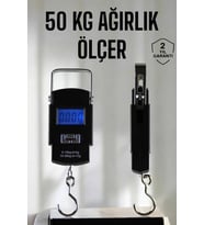 Ağırlık Ölçer 50 Kg El Terazisi El Kantarı Pilli Led Ekran