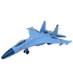 Çek Bırak Metal Uçak Sesli Işıklı 22 cm