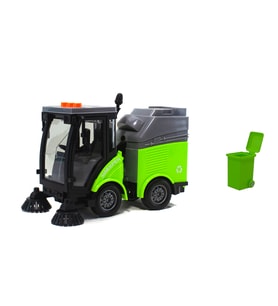 1/16 Ölçek Oyuncak Çöp Temizleme Kamyonu Işıklı Sesli