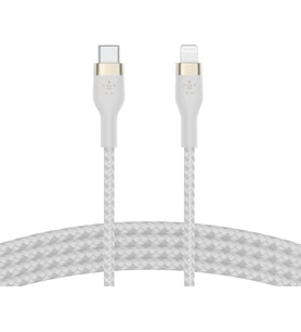 Belkin Boostcharge Pro Flex Örgülü Usb-C/Lightning Kablosu, 1 M, Mfi Sertifikalı, 20 W, Hızlı Şarj I (Çok Renkli)