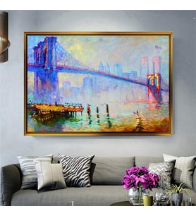 Altın Çerçeveli dekoratif tablo a1268 (Gold)