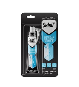 Selsil Mutfak Banyo Duşakabin Silikonu ŞEFFAF 50 ml.