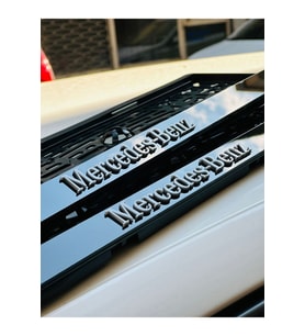 Mercedes-benz Pleksi Kabartma Takmatik Plakalık K.atatürk Imza Stickerı Hediye