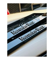 Mercedes-benz Pleksi Kabartma Takmatik Plakalık K.atatürk Imza Stickerı Hediye