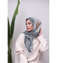 Renkli Karma Desen Dijital Soft Eşarp