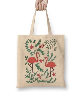 Flamingo Bez Çanta Uzun Saplı
