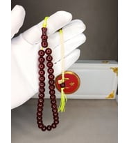 SIKMA KEHRİBAR TESBİH KÜRE KESİM HALİL KOÇAK USTA YAPIMI