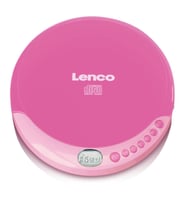 Lenco Taşınabilir CD Çalar Discman Şarj Özellikli Pembe CD-011 PK