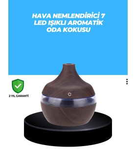 7 Renk Dinlendirici Led Işıklı Aroma Buhar Makinesi