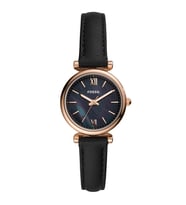 FOSSIL FES4700 DERİ KORDON BAYAN KOL SAATİ (Siyah)