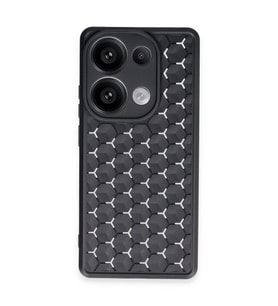 Xiaomi Redmi Note 13 Pro 4g Kılıf Petek Silikon Kapak - Siyah