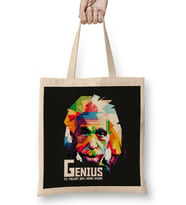 Einstein Albert Einstein Pop Art Bez Çanta Uzun Saplı