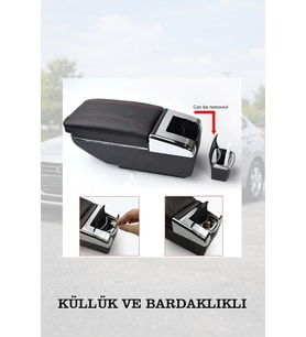 renault clio 3 2008 kol dayama Lüks Yastıklı Siyah geniş model Deri