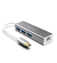 Inca ITPC-3T Type-C Girişli 4 Port Usb 3.0 Çoklayıcı Hub + Ethernet RJ45 Mulitiplexer