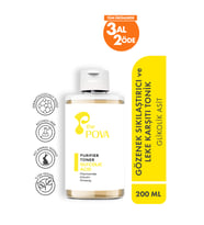 The Pova Gözenek Sıkılaştırıcı Ve Leke Karşıtı Tonik – Glikolik Asit 200 ml