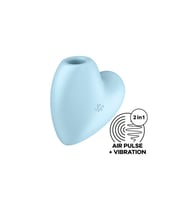Satisfyer Cutie Heart Emişli Vibratör Mavi