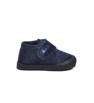 Ayakmod Lacivert Süet Cırtlı Unisex Çocuk Panduf Ba&Ba 058999 P
