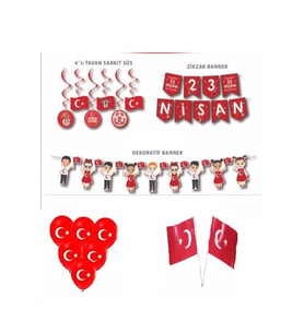 23 NİSAN SÜSLERİ SETİ
