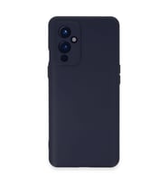 One Plus 9 Kılıf Nano İçi Kadife Silikon - Lacivert