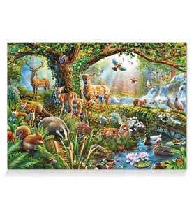 Star Puzzle 1000 Parça Ormanda Yaşam Puzzle