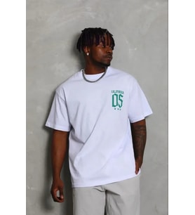 pilelistore- Erkek Baskılı T-Shirt Kısa Kol Bisiklet Yaka Regular Fit Rahat Kalıp Günlük Tişört - Be (Beyaz)