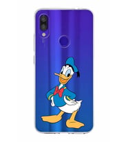 Xiaomi Redmi Note 7 Pro Uyumlu Kapak Donald Duck Tasarımlı Şeffaf Silikon Kılıf