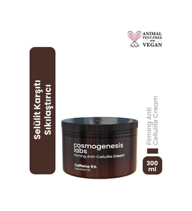 Cosmogenesis Labs %5 Kafein İçeren Selülit Kremi 300 ml - Sıkılaştırıcı Bölgesel İncelme Sağlayan Ça